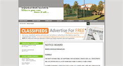 Desktop Screenshot of equestria-estate.co.za